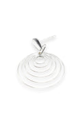 Concentric Hoop sterling silver earring