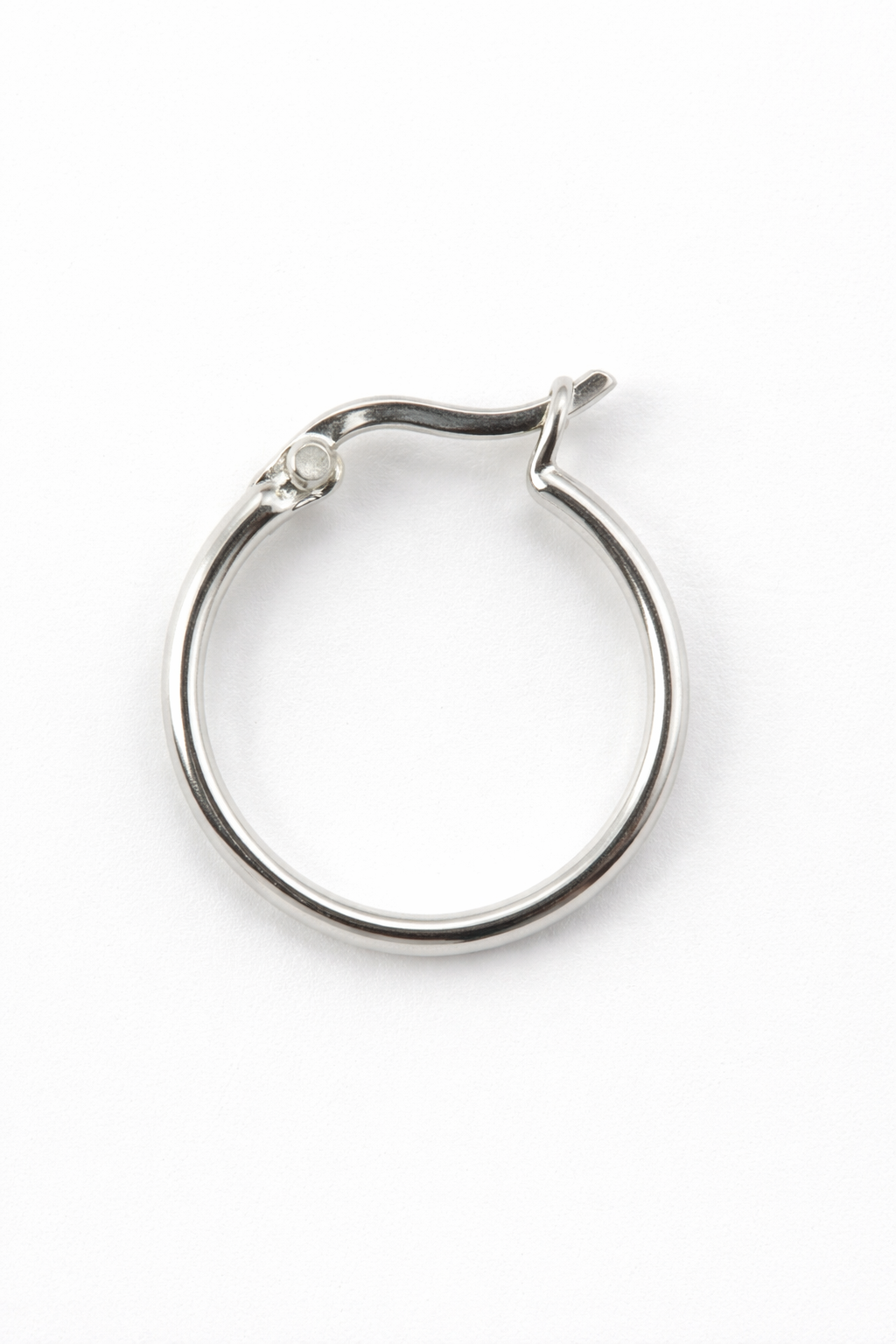 Sterling silver lina hoop earrings