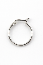 Sterling silver lina hoop earrings