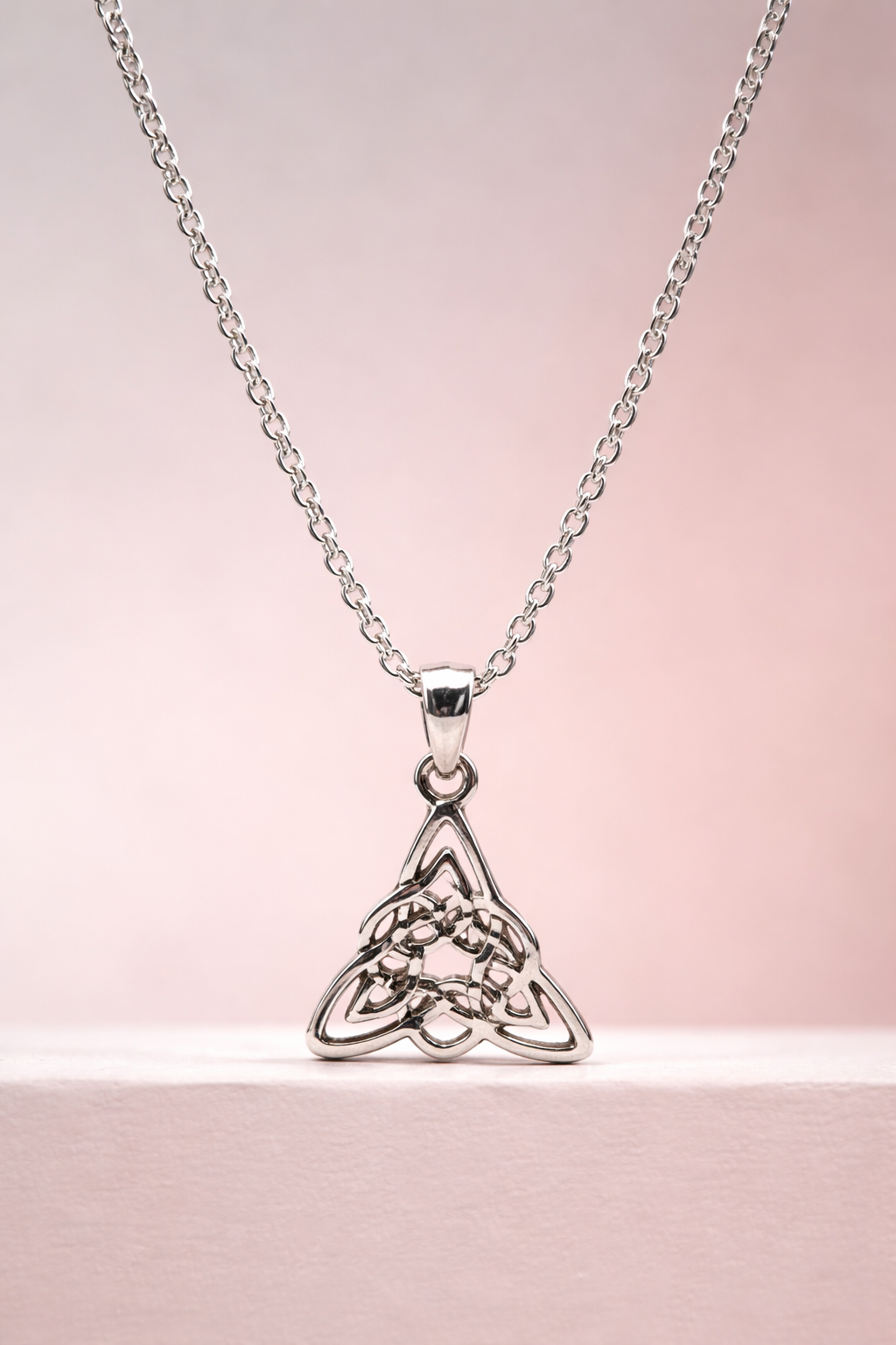 Celtic Triquetra Knot Pendant Necklace