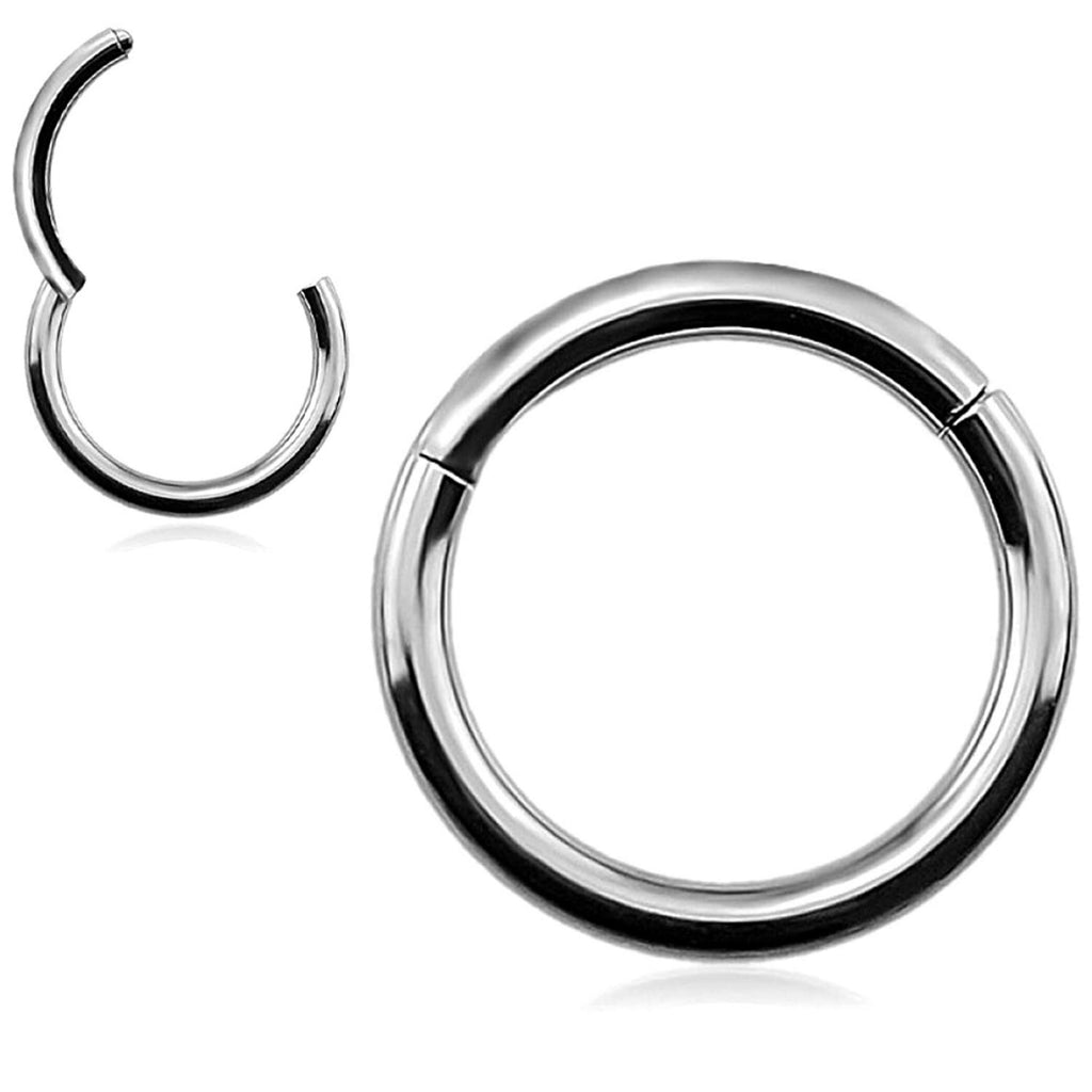 Surgical Steel Segment Ring: Hinged Septum or Nose Piercing