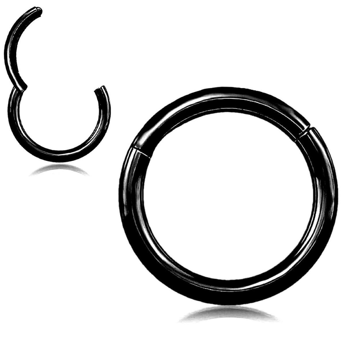 Surgical Steel Segment Ring: Hinged Septum or Nose Piercing