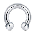 [DEACTIVATED]Surgical Steel Circular Barbell: Prince Albert, Septum, Lip, Nipple Piercing 10g-6g