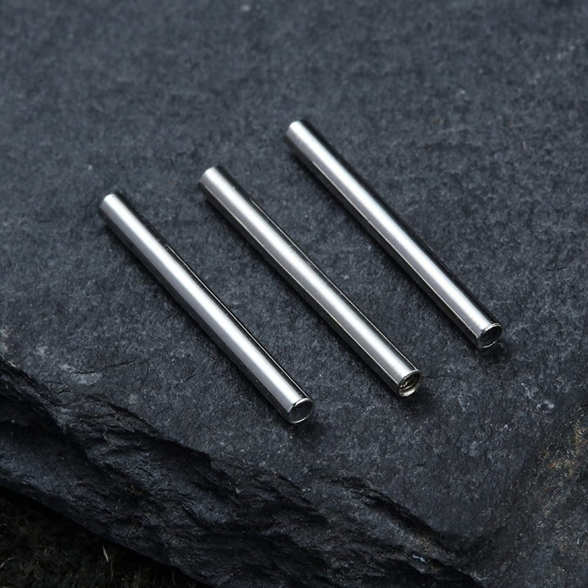 Internally Threaded Barbell Piercing: Surgical Steel (14g, 16g, 18g)