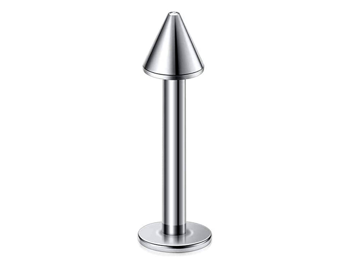 Titanium Spike Labret: Lip & Chin Piercing (14g-18g)
