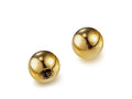 14K Gold Threaded Piercing Ball Replacement: Barbells, Labrets, Horseshoe