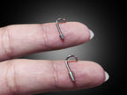 Titanium Spike Nose Stud: 18g/16g Nostril Screw Ring