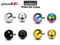 Titanium Implant Grade Internal Ball Replacement Piercing Parts (2pcs)
