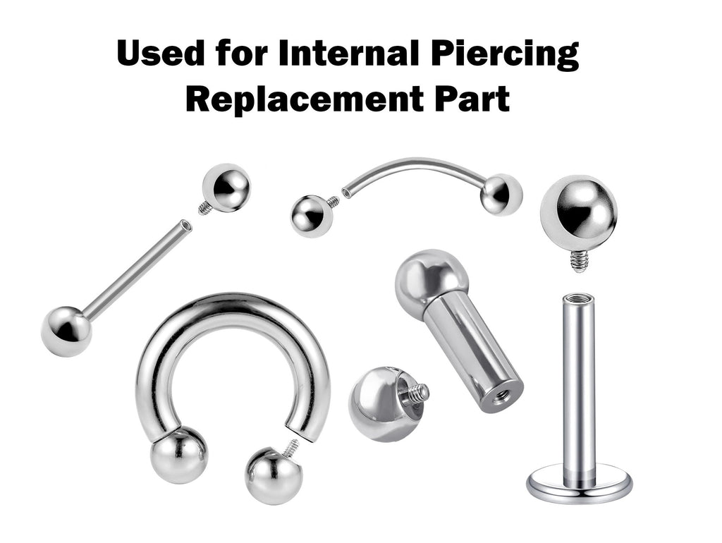 Titanium Implant Grade Internal Ball Replacement Piercing Parts (2pcs)