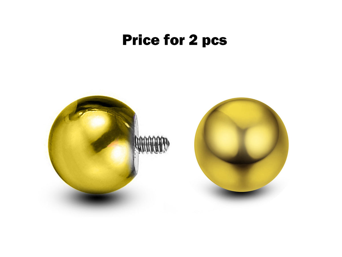 Titanium Implant Grade Internal Ball Replacement Piercing Parts (2pcs)