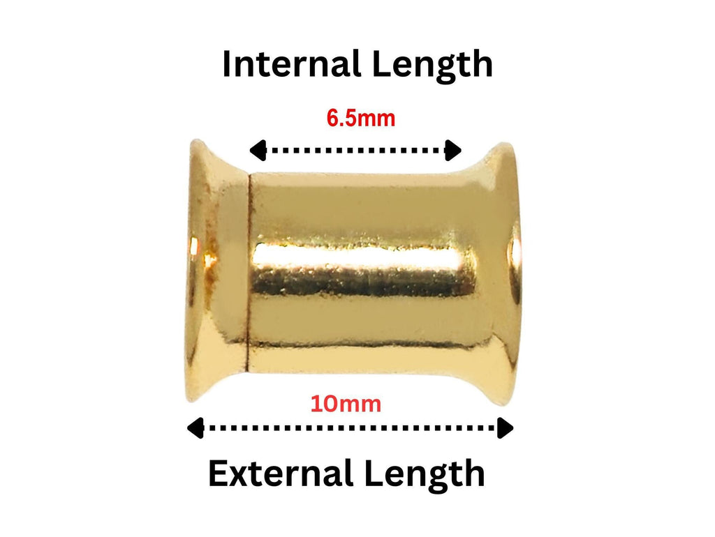 14K Gold Ear Stretching Plugs: Rose & White Gold Tunnels, 2G-00G