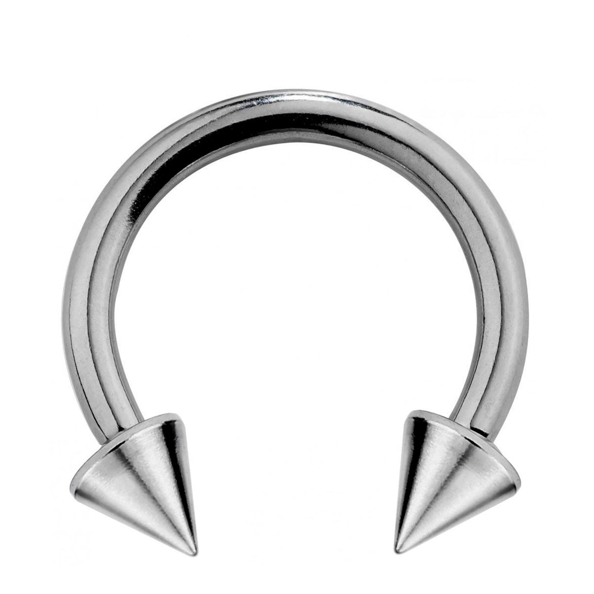 Titanium Horseshoe Nose Ring: Custom Barbell, 16g/14g