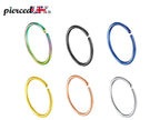 Surgical Steel Nose Ring Hoop: 20g 18g Helix Cartilage Earring