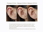 Surgical Steel Nose Ring Hoop: 18g/20g Piercing, Value Pack
