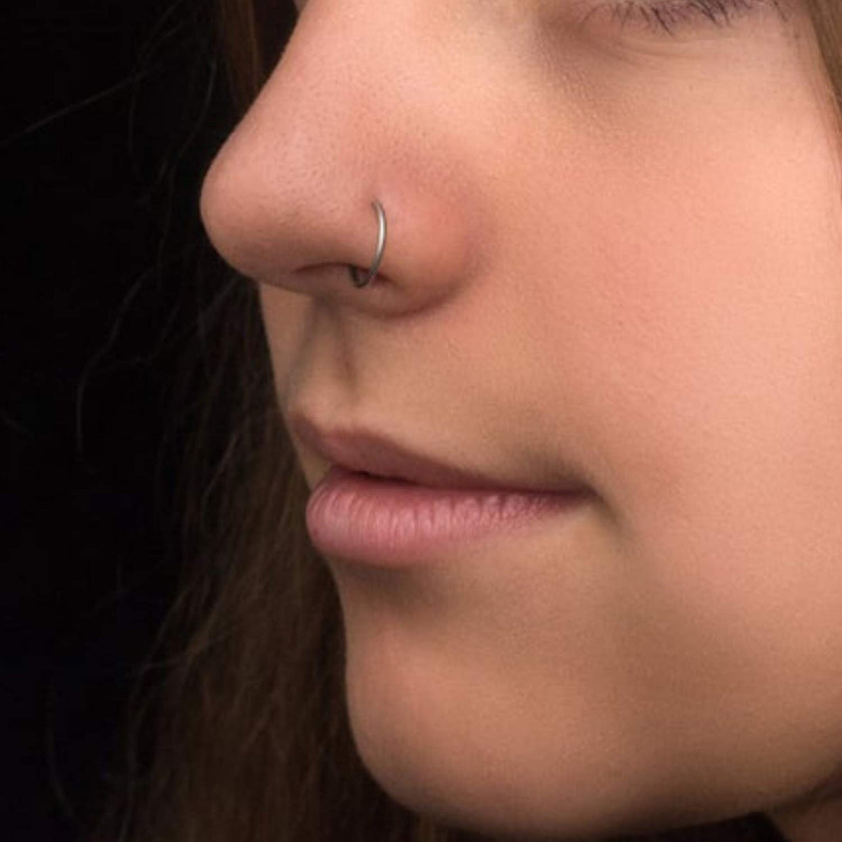 Surgical Steel Nose Ring Hoop: 18g/20g Piercing, Value Pack