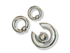 14K Gold, Prince Albert Piercing Jewelry Titanium Captive Bead Hoop CBR Large Size PA Ring Body Jewellery 2ga to 00ga sold as a single unit