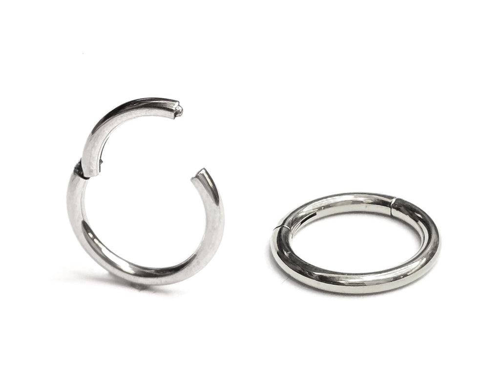 Surgical Steel Hinged Segment Ring: Tragus, Nose, Ear Piercing Jewellery