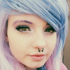 Black Titanium Horseshoe Barbell: Internally Threaded Septum Ring (16G-00G)