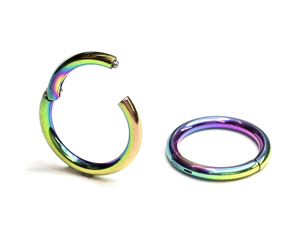 Surgical Steel Hinged Segment Ring: Tragus, Nose, Ear Piercing Jewellery