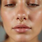 Solid Gold Captive Bead Ring: 10K 14K BCR Septum Nose Piercing