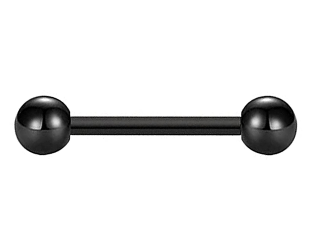 Titanium Barbell Piercing: 18g-14g Tongue, Nipple, Helix