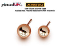14K Rose Gold Piercing Ball Attachment: Internally Threaded Body Jewelry