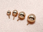 14K Rose Gold Piercing Ball Attachment: Internally Threaded Body Jewelry