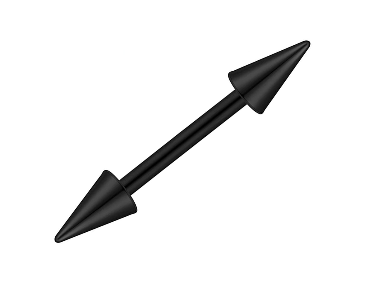 Spike Titanium Barbell Piercing (14g-18g)