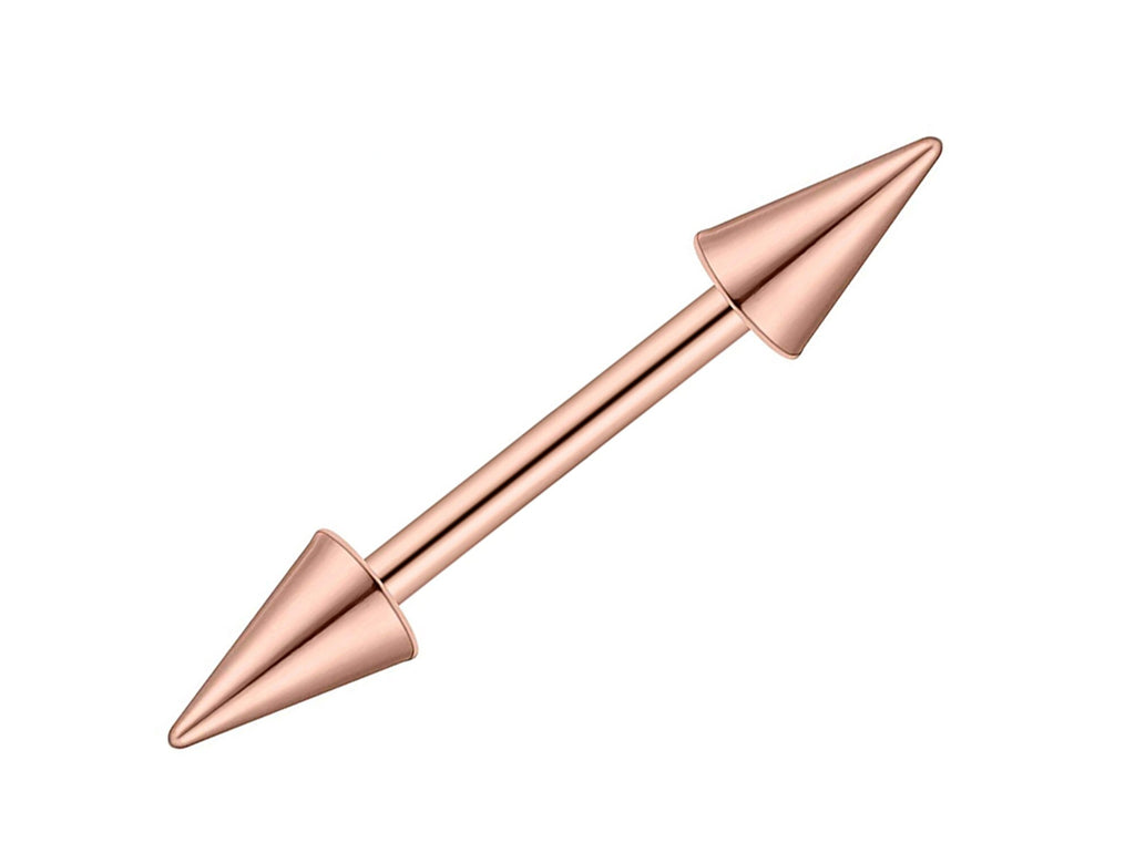 Spike Titanium Barbell Piercing (14g-18g)