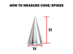 Titanium Spike Piercing: 16g/14g Threaded Cone Replacement