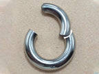 14K Gold, Titanium Prince Albert Piercing Segment Ring 12G 10G 8G 6G 4G 2G 1G 0G 00G Body Jewellery for Male Genitals, Nose Hoop - 1pc each order