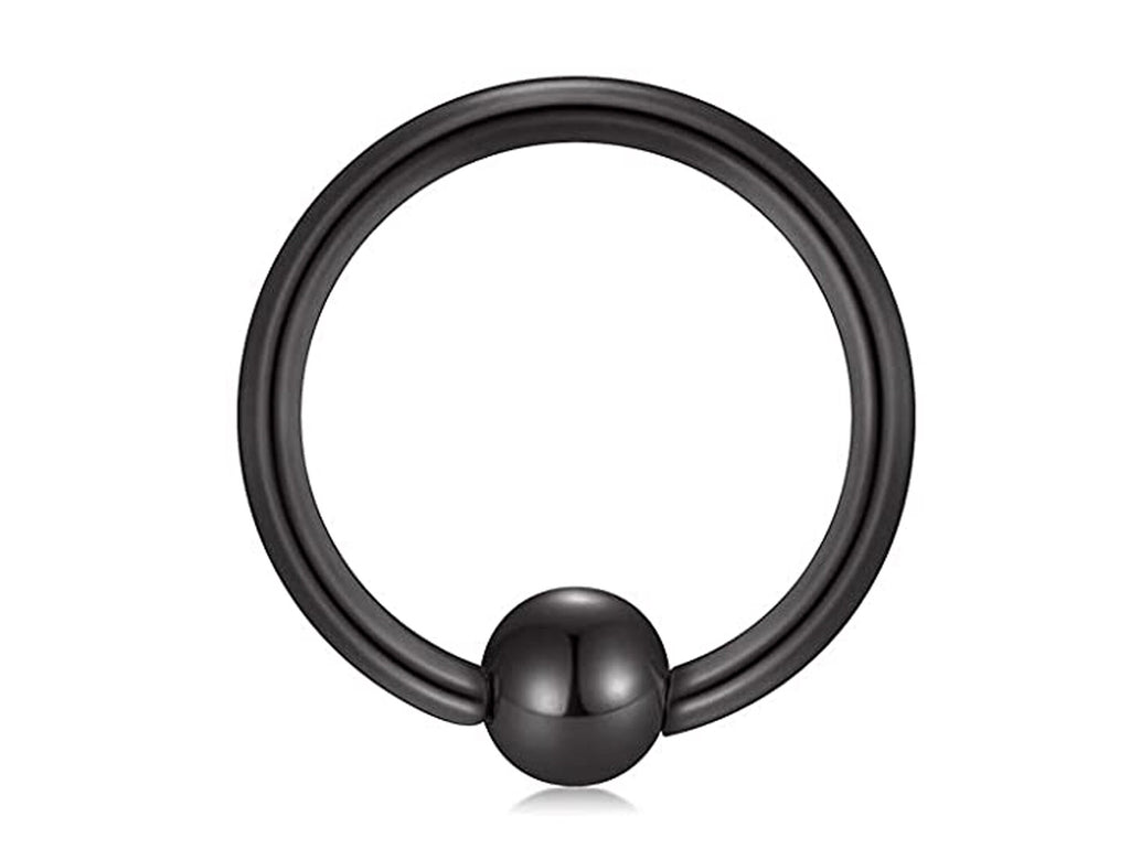 Surgical Steel Captive Bead Ring: Ball Closure Piercing - Multiple Colors