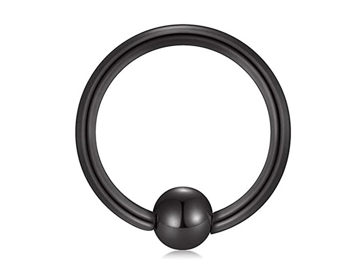 Surgical Steel Captive Bead Ring: Ball Closure Piercing - Multiple Colors