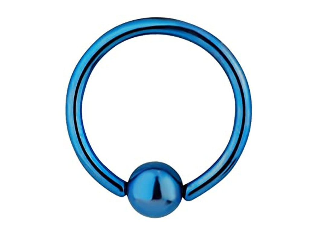 Surgical Steel Captive Bead Ring: Ball Closure Piercing - Multiple Colors