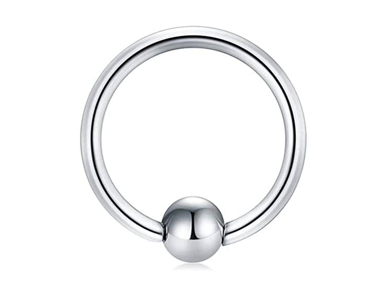 Surgical Steel Captive Bead Ring: Ball Closure Piercing - Multiple Colors