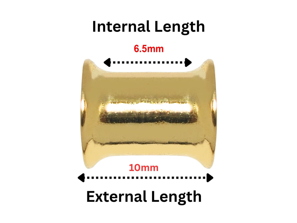 14K Solid Gold Flared Ear Plugs: Handmade Body Jewelry Gauges - 1 piece - Big guage ear Plugs