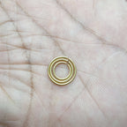 14K Solid Gold Nose Ring: Thin 20 Gauge Piercing Hoop