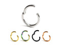 Hinged Segment Ring: Surgical Steel Septum or Nose Piercing