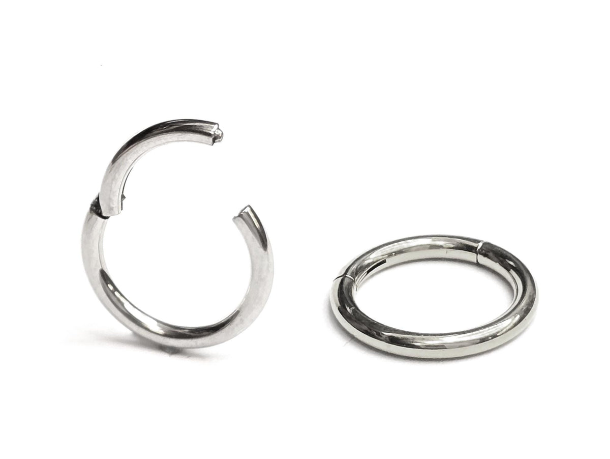 Hinged Segment Ring: Surgical Steel Septum or Nose Piercing