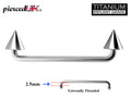Titanium Spike Surface Piercing: Staple Barbell, Dermal Bar (16g/14g)