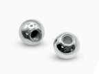 14K White Gold Threaded Piercing Ball Replacement: Handmade Body Jewelry