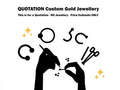 Custom 14K Gold Body Piercing Jewelry: Made to Order Estimate