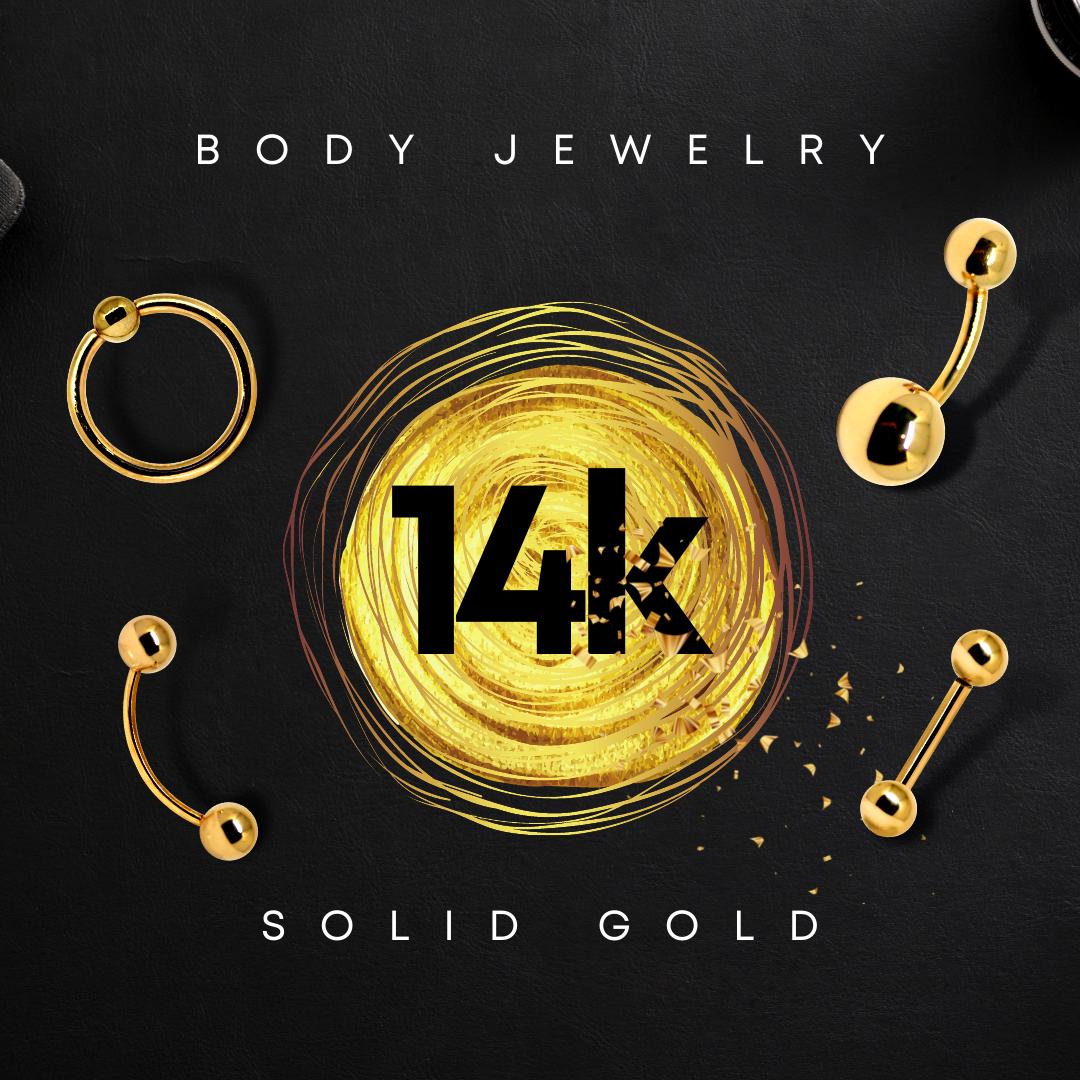 Custom 14K Gold Body Piercing Jewelry: Made to Order Estimate