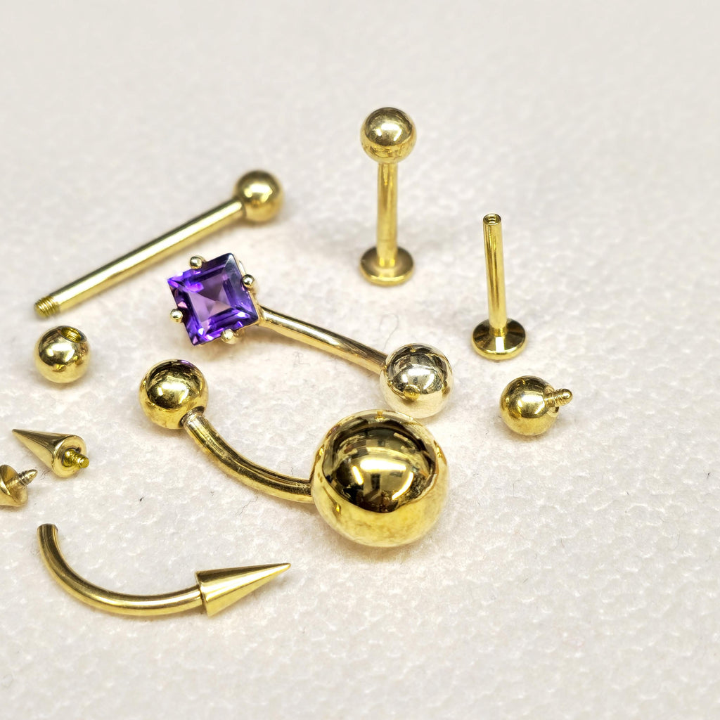 Custom 14K Gold Body Piercing Jewelry: Made to Order Estimate