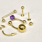 Custom 14K Gold Body Piercing Jewelry: Made to Order Estimate