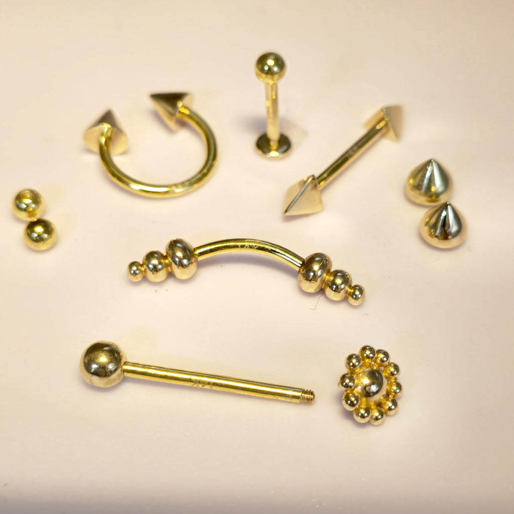 Custom 14K Gold Body Piercing Jewelry: Made to Order Estimate