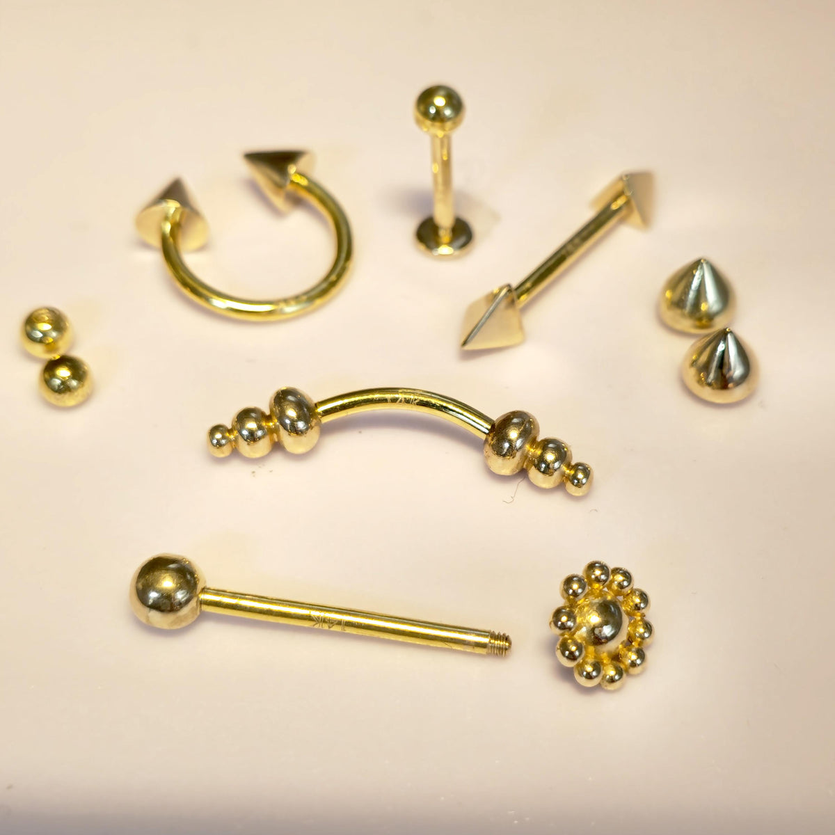 Custom 14K Gold Body Piercing Jewelry: Made to Order Estimate