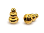14K Gold Spike Tower Piercing Part: Handmade Barbell Jewelry
