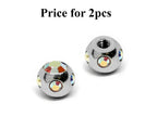 Multi Crystal Ball Attachment: Surgical Steel Piercing Parts (2pcs)