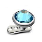 Titanium Dermal Piercing: 14g Pyramid Gem Micro Dermal Anchor